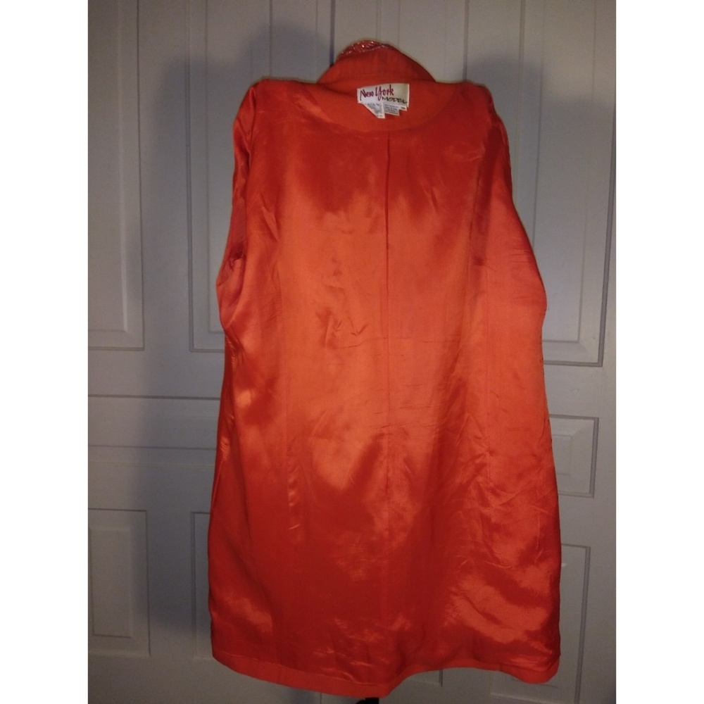 *SOLD*Vintage hand beaded jacket long embellished - Picture 6 of 7